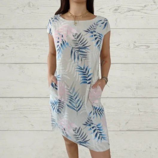 Floral Summer Dress With Pockets