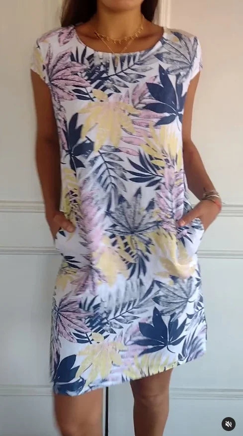 Floral Summer Dress With Pockets