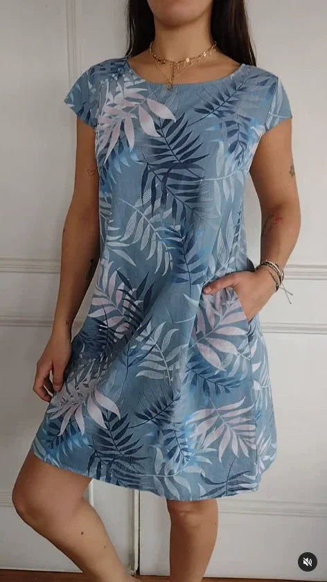 Floral Summer Dress With Pockets