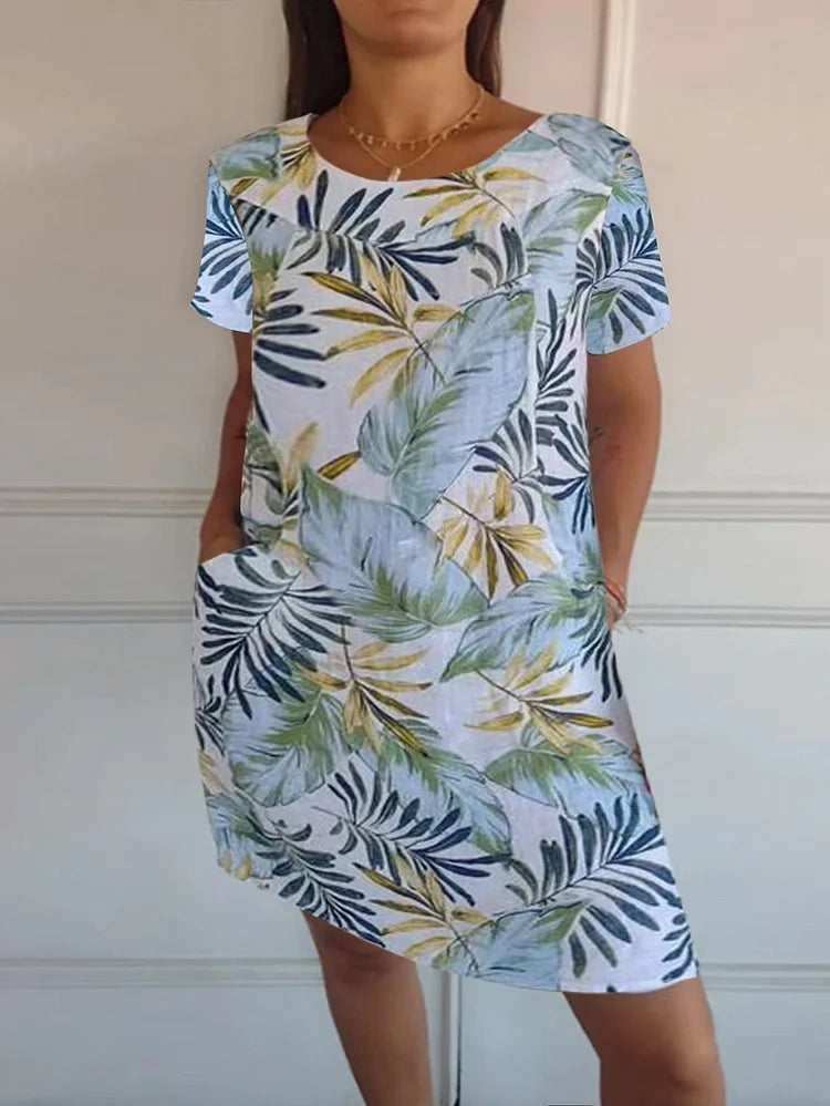 Floral Summer Dress With Pockets