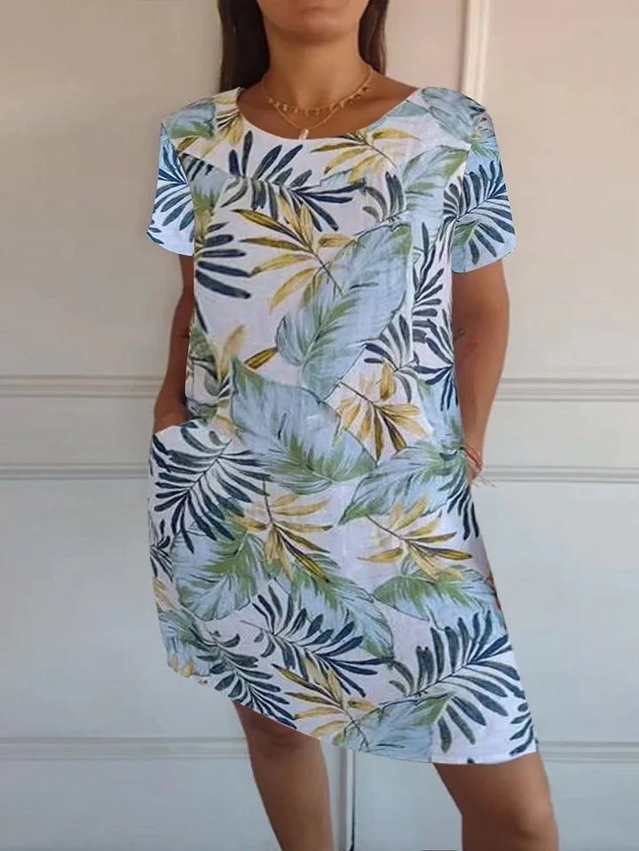 Floral Summer Dress With Pockets