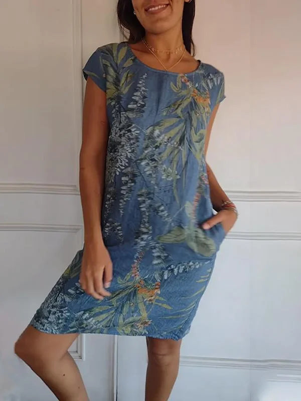 Floral Summer Dress With Pockets