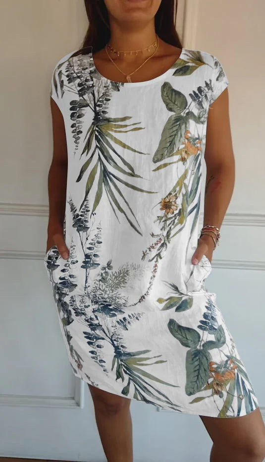 Floral Summer Dress With Pockets