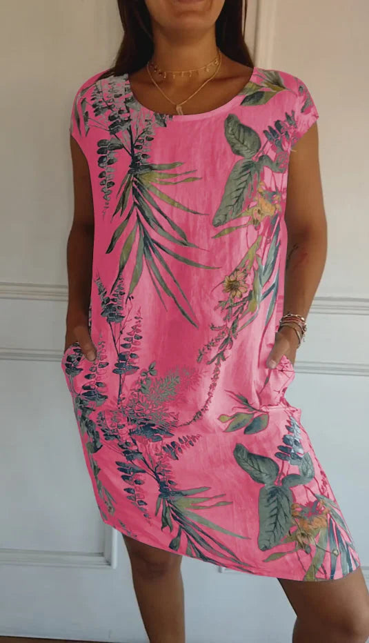 Floral Summer Dress With Pockets