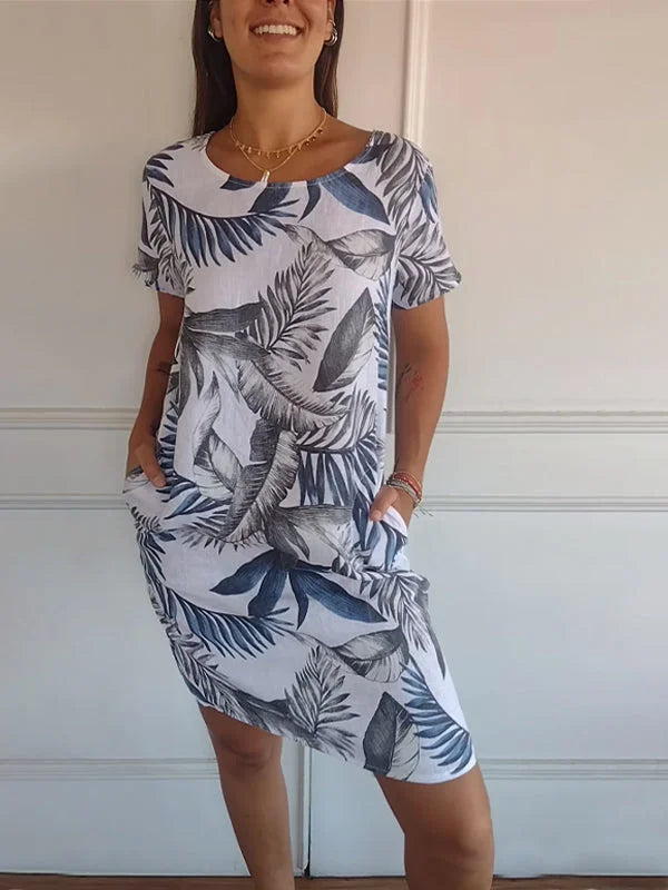 Floral Summer Dress With Pockets